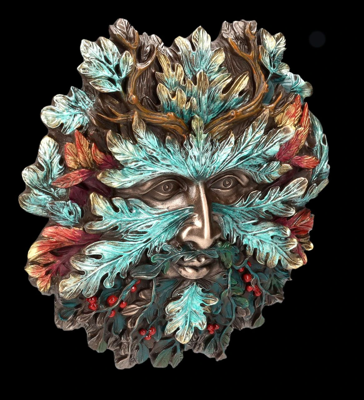 Wandrelief Greenman - Winter Sonnenwende 4 Wandrelief Greenman - Winter Sonnenwende – Bild 2