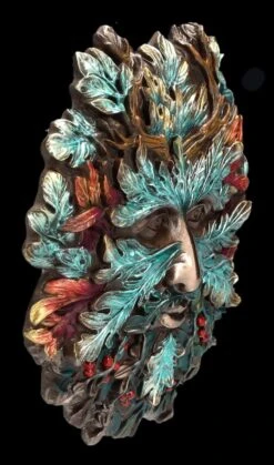 Wandrelief Greenman - Winter Sonnenwende 16 Wandrelief Greenman - Winter Sonnenwende -Figurenmodell Geschäft 2D FS25182 Wandrelief Greenman Winter Sonnenwende 8 1280x1280