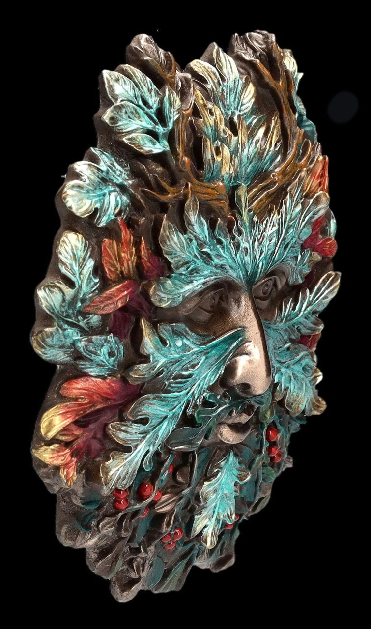 Wandrelief Greenman - Winter Sonnenwende 9 Wandrelief Greenman - Winter Sonnenwende – Bild 7