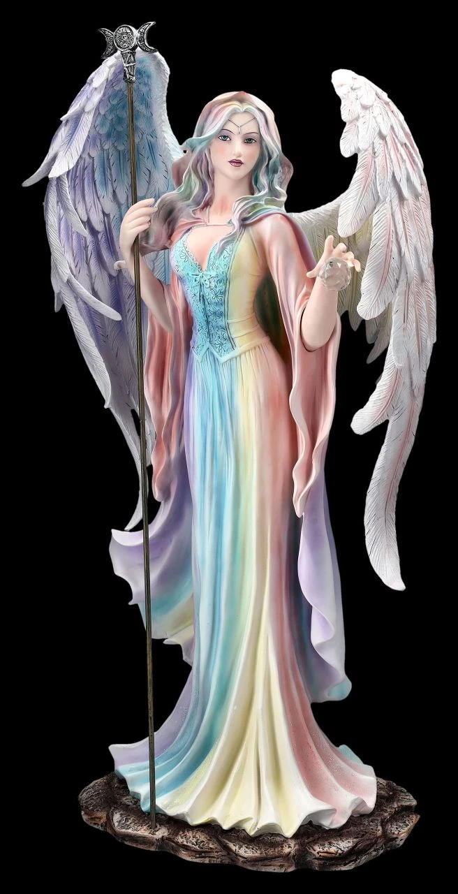 Engel Figur - Regenbogen Wächterin Vanavil 3 Engel Figur - Regenbogen Wächterin Vanavil