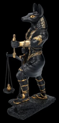 Anubis Figur Mit Waage Fällt Urteil Schwarz -Figurenmodell Geschäft 2D FS25222 Anubis Figur mit Waage f llt Urteil schwarz 6 1280x1280