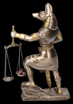 Anubis Figur Mit Waage Fällt Urteil Bronzefarben -Figurenmodell Geschäft 2D FS25223 Anubis Figur mit Waage f llt Urteil bronzefarben 10 1280x1280