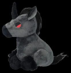 Plüschfigur - Schwarzes Gothic Einhorn -Figurenmodell Geschäft 2D FS25244 Pl schfigur Schwarzes Gothic Einhorn 2 1280x1280