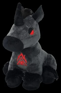 Plüschfigur - Schwarzes Gothic Einhorn -Figurenmodell Geschäft 2D FS25244 Pl schfigur Schwarzes Gothic Einhorn 6 1280x1280