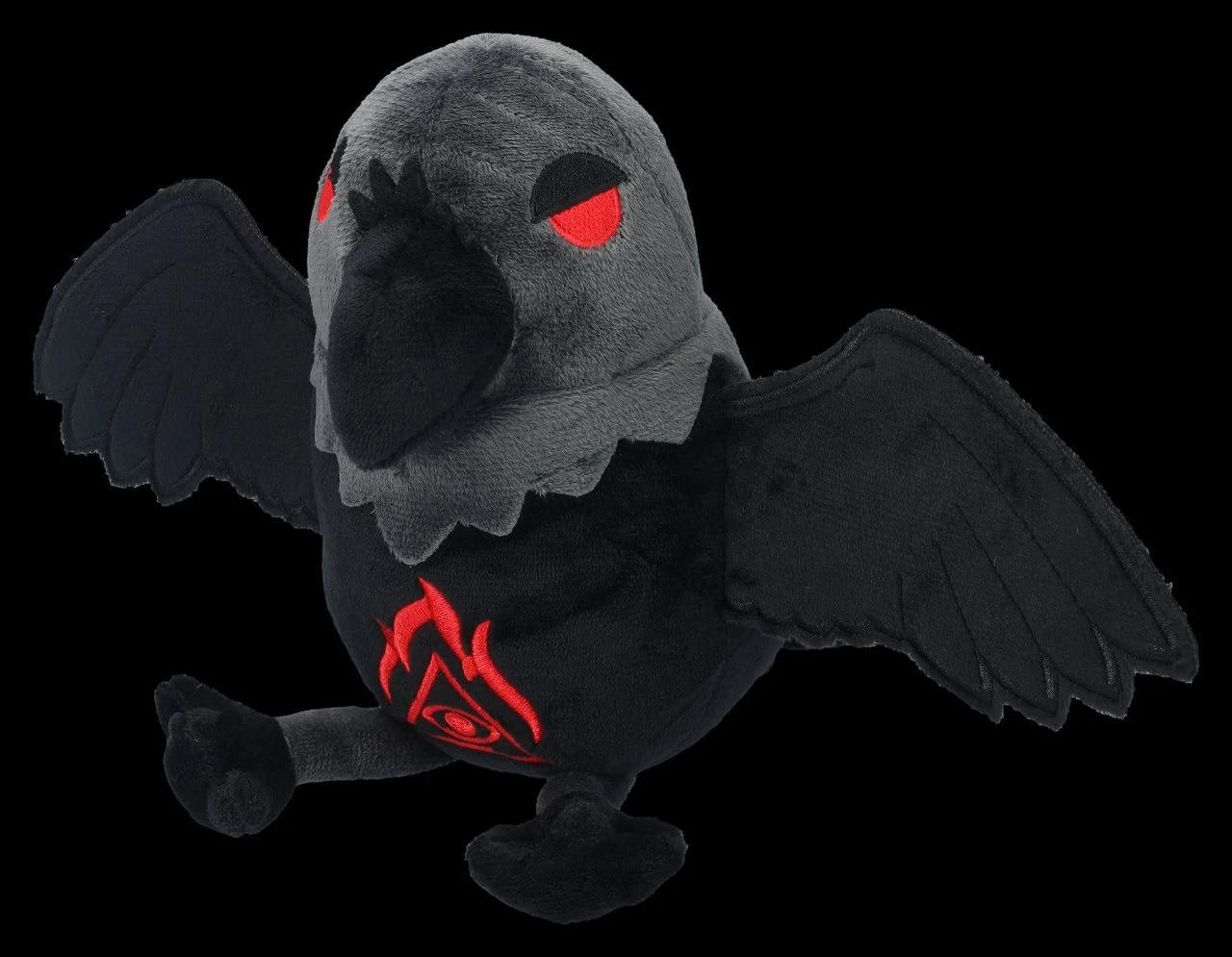 Plüschfigur Gothic - Rabe 5 Plüschfigur Gothic - Rabe – Bild 3