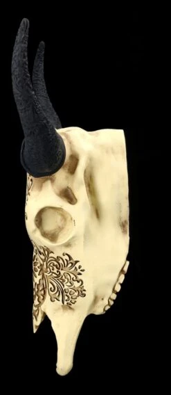 Wandrelief - Rinderschädel Mit Verzierungen -Figurenmodell Geschäft 2D FS25250 Wandrelief Rindersch del mit Verzierungen 2 1280x1280