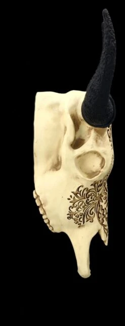 Wandrelief - Rinderschädel Mit Verzierungen -Figurenmodell Geschäft 2D FS25250 Wandrelief Rindersch del mit Verzierungen 9 1280x1280