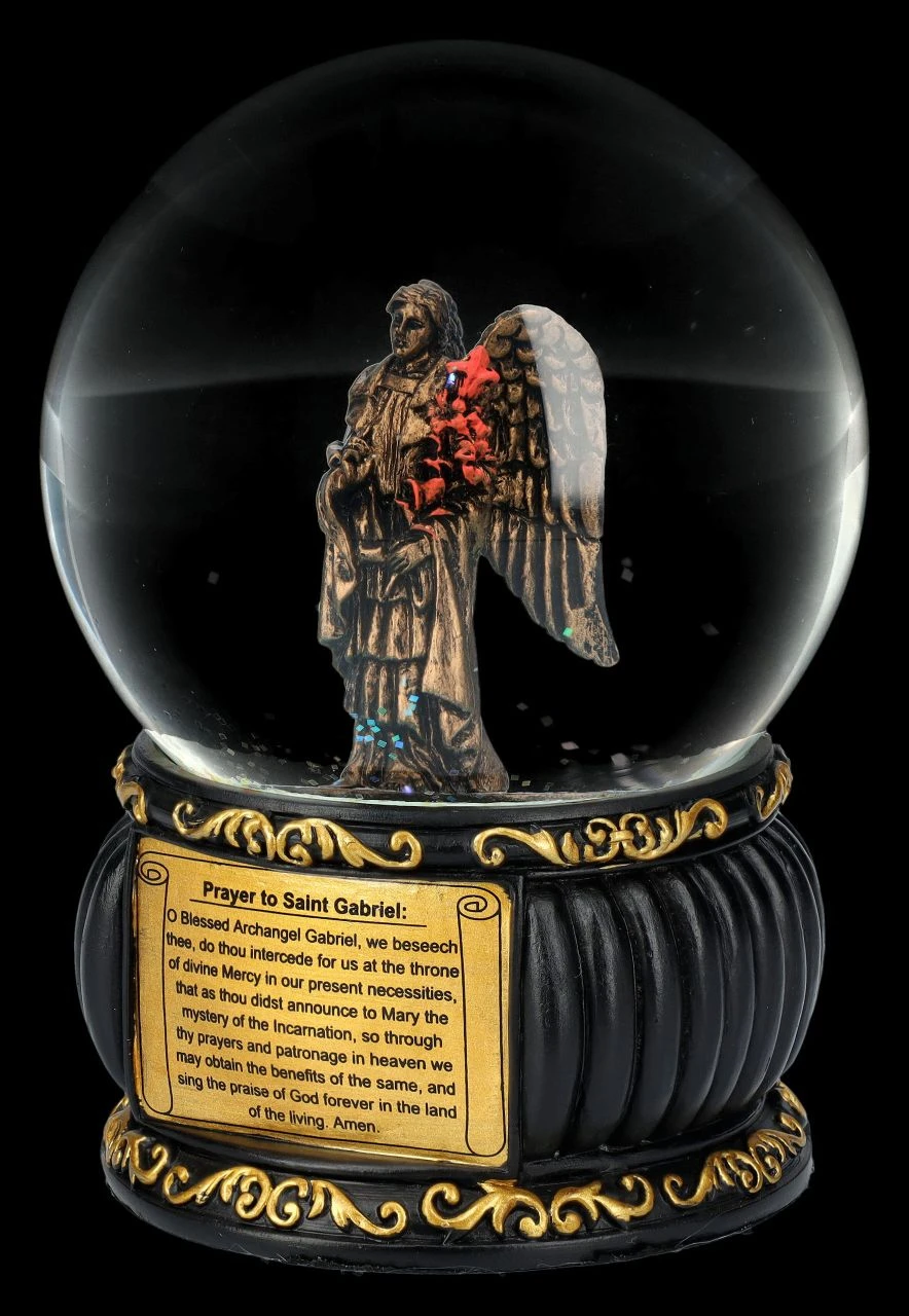Schneekugel - Erzengel Gabriel 8 Schneekugel - Erzengel Gabriel – Bild 6