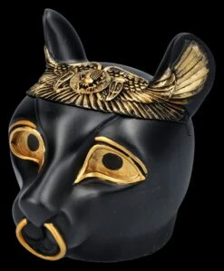 Schatulle ägyptisch - Bastet Kopf -Figurenmodell Geschäft 2D FS25260 Schatulle gyptisch Bastet Kopf 6 1280x1280