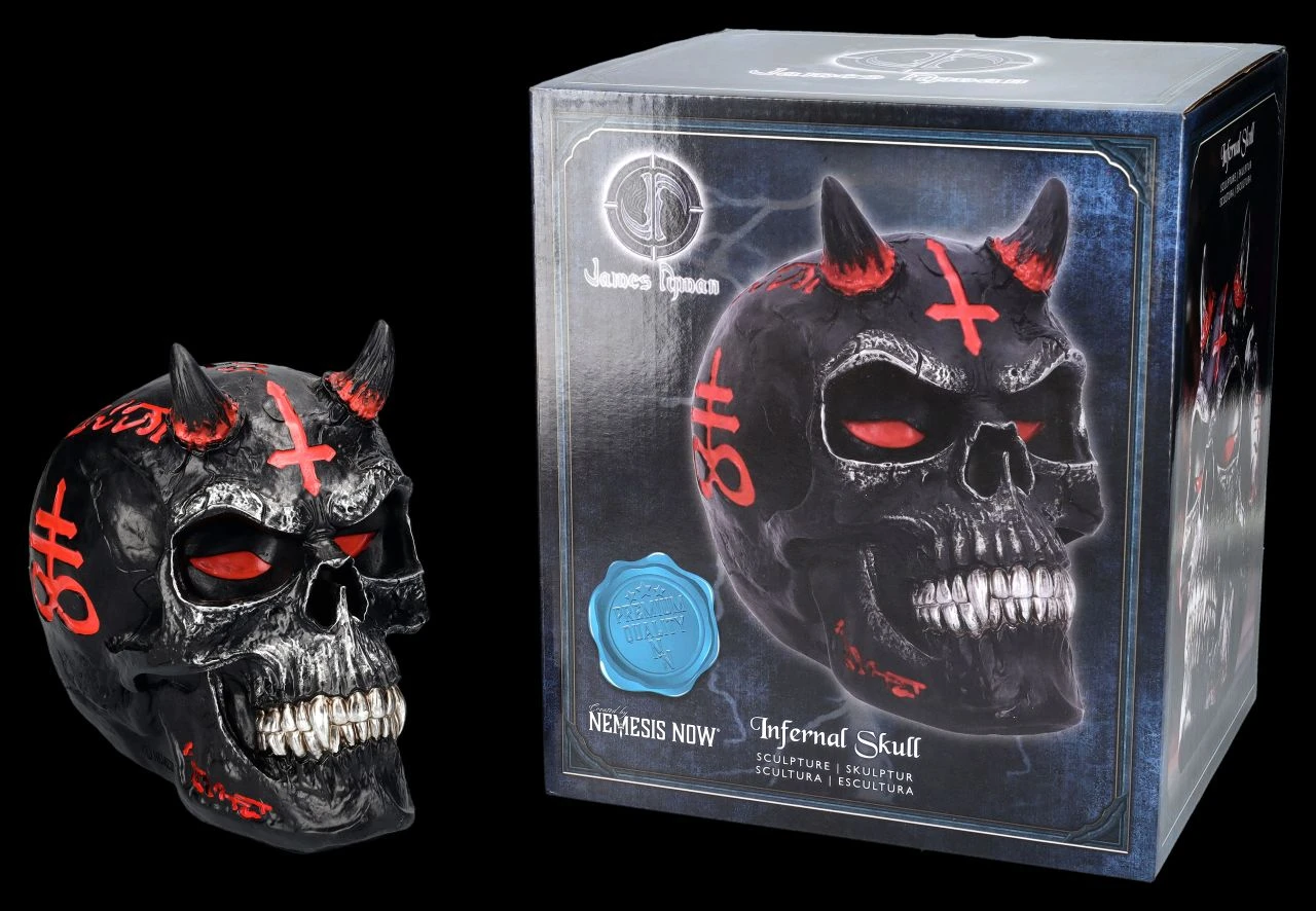 Totenkopf Teufel - Infernal Skull 5 Totenkopf Teufel - Infernal Skull – Bild 3