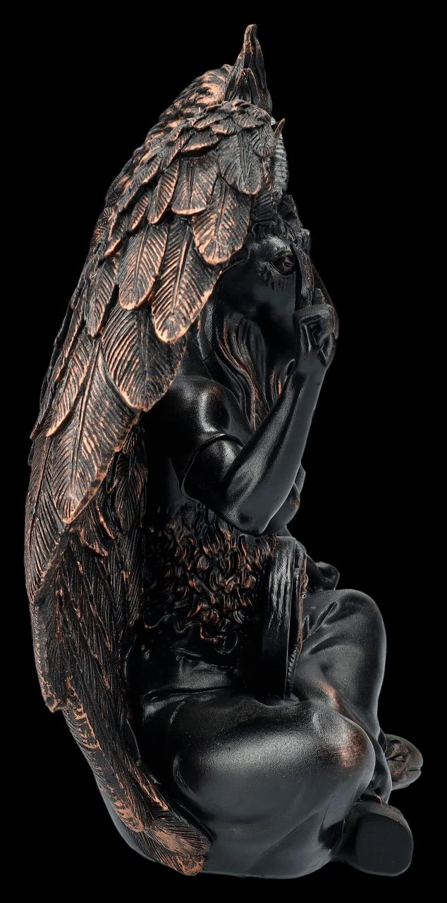 Baphomet Figur Mittel - Kupferfarben 7 Baphomet Figur Mittel - Kupferfarben – Bild 5