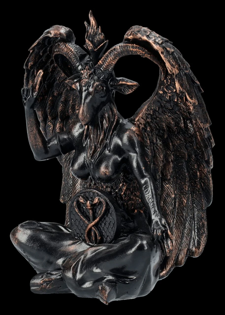 Baphomet Figur Klein - Kupferfarben 8 Baphomet Figur Klein - Kupferfarben – Bild 6