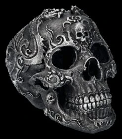 Totenkopf Schwarz - Gothic Skull