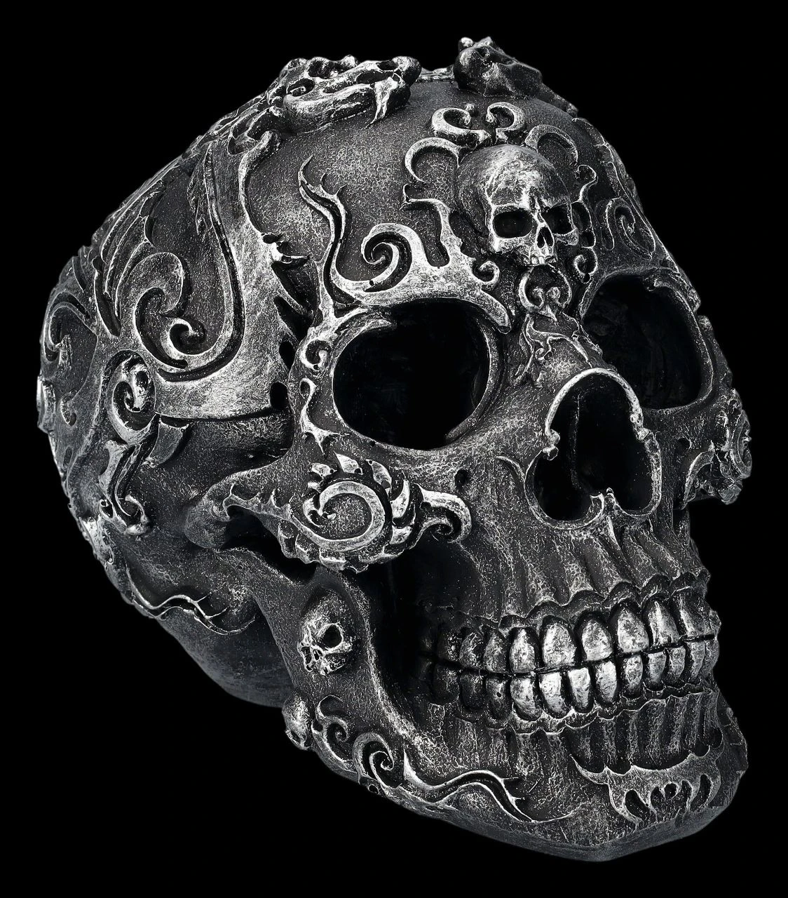 Totenkopf Schwarz - Gothic Skull 3 Totenkopf Schwarz - Gothic Skull