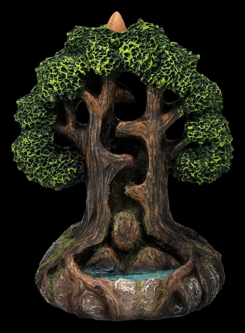 Rückfluss-Räucherhalter - Baum Des Lebens 3 Rückfluss-Räucherhalter - Baum Des Lebens