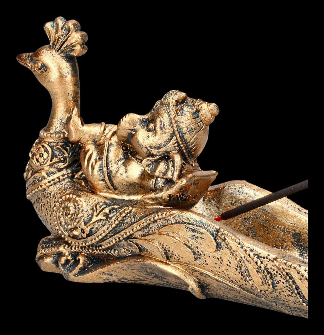 Räucherstäbchenhalter - Ganesha Auf Pfau 10 Räucherstäbchenhalter - Ganesha Auf Pfau – Bild 8