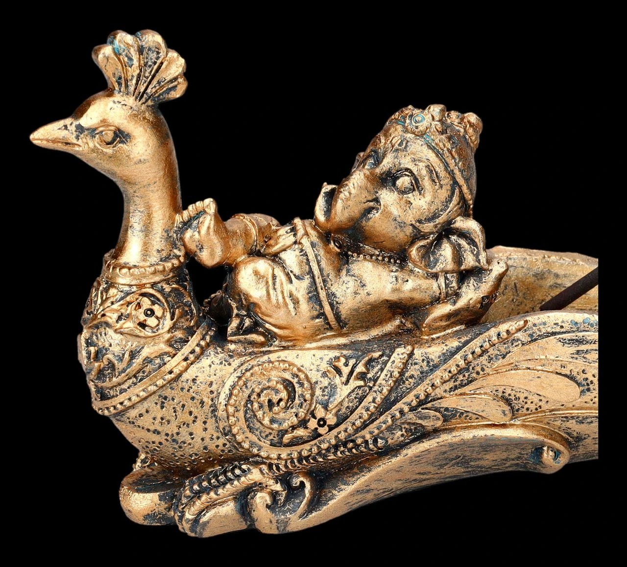 Räucherstäbchenhalter - Ganesha Auf Pfau 9 Räucherstäbchenhalter - Ganesha Auf Pfau – Bild 7
