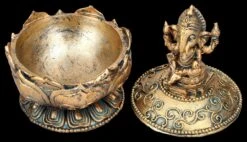Schatulle - Lotus Mit Ganesha -Figurenmodell Geschäft 2D FS25486 Schatulle Lotus mit Ganesha 3 1280x1280
