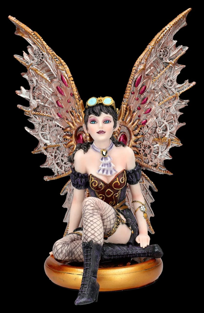 Elfen Figur - Steampunk Fairy 3 Elfen Figur - Steampunk Fairy