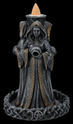 Rückfluss-Räucherhalter - Dreifaltige Hekate