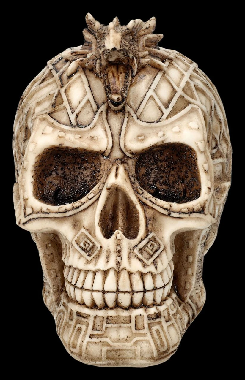 Totenkopf - Keltischer Drache 4 Totenkopf - Keltischer Drache – Bild 2