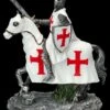Tempelritter Figur Reitend Auf Pferd -Figurenmodell Geschäft 2D FS25702 Tempeltitter Figur reitend auf Pferd 2 1280x1280