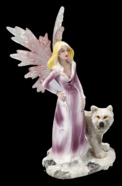 Elfen Figuren 2er Set - Feen Mit Wolf Babys -Figurenmodell Geschäft 2D FS25703 Elfen Figuren 2er Set Feen mit Wolf Babys 6 1280x1280