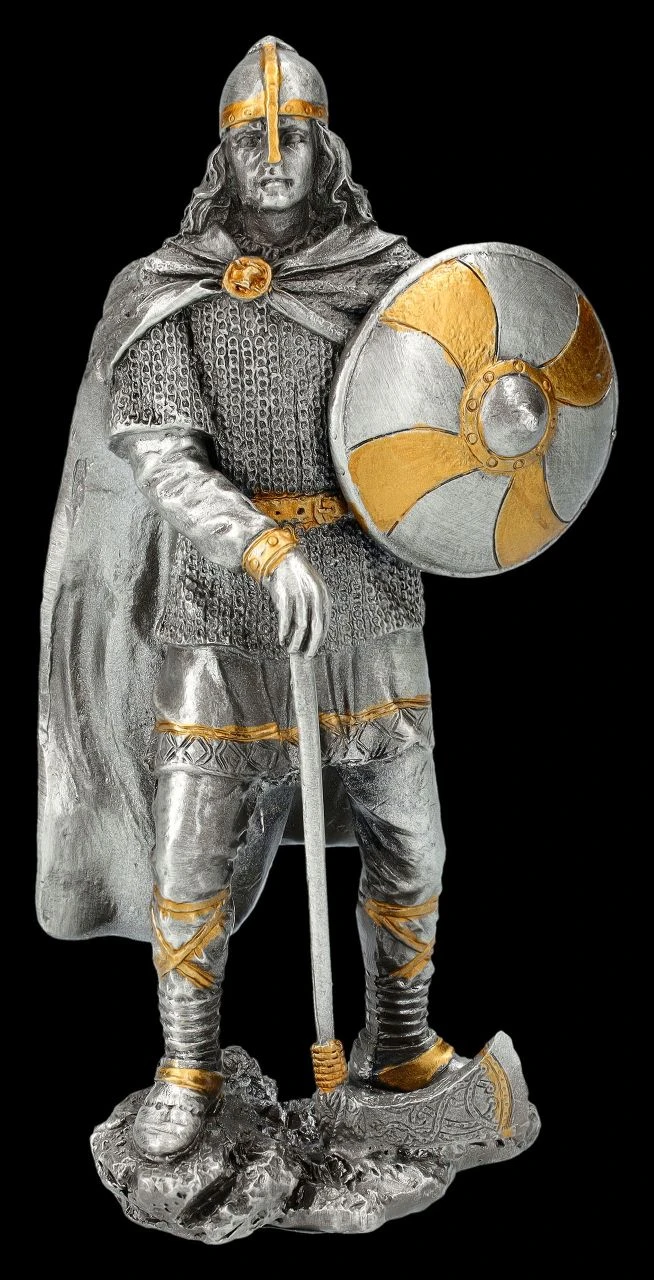 Zinnfigur - Wikinger Mit Axt Und Schild 5 Zinnfigur - Wikinger Mit Axt Und Schild – Bild 3
