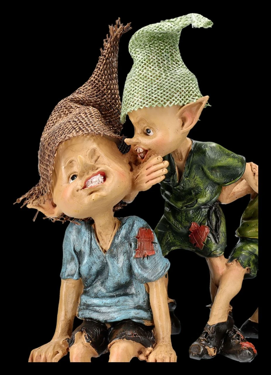 Pixie Kobold Figur - Kantenhocker Flüsterpost 9 Pixie Kobold Figur - Kantenhocker Flüsterpost – Bild 7