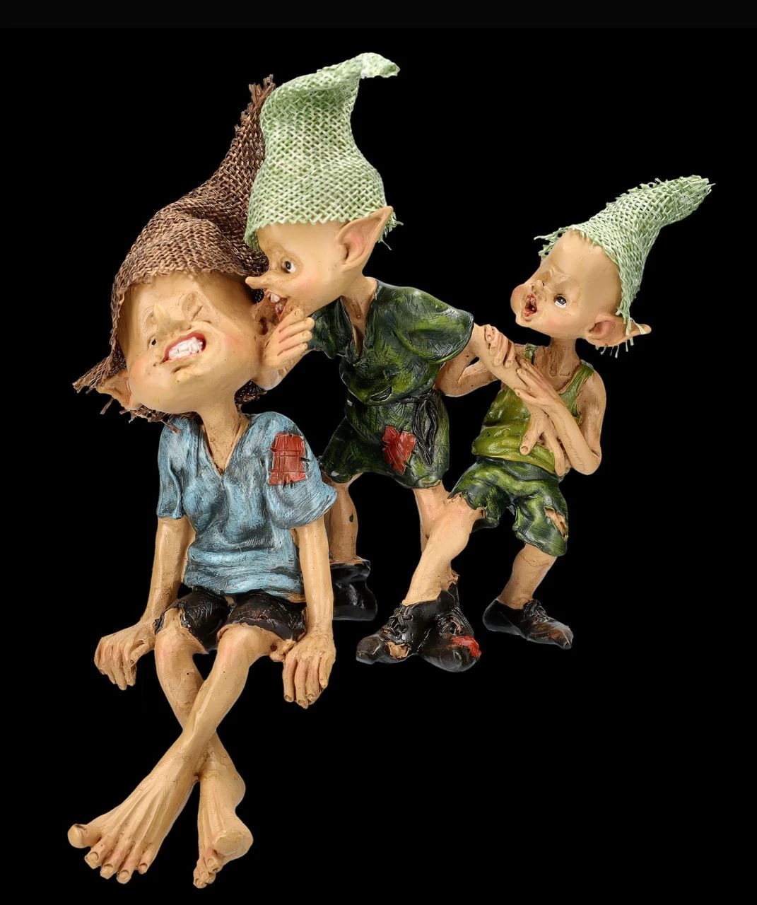 Pixie Kobold Figur - Kantenhocker Flüsterpost 3 Pixie Kobold Figur - Kantenhocker Flüsterpost