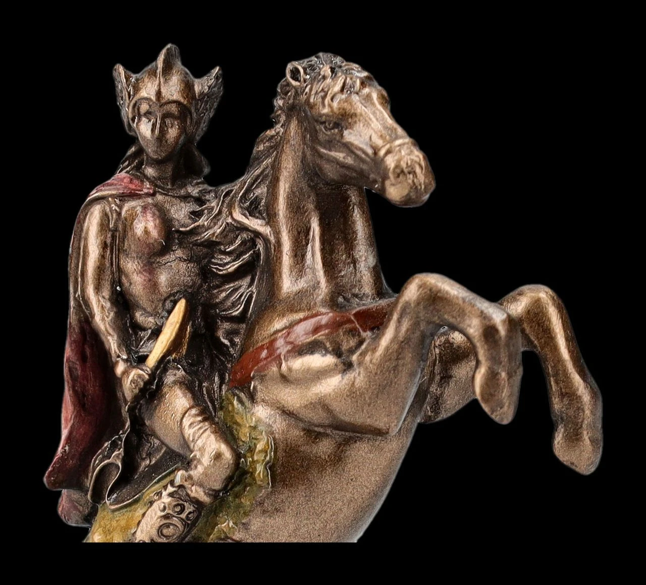 Walküre Figur Klein - Schildjungfer Mit Pferd 9 Walküre Figur Klein - Schildjungfer Mit Pferd – Bild 7