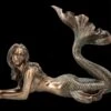 Meerjungfrau Figur - Liegend Bronziert Groß -Figurenmodell Geschäft 2D FS25817 Meerjungfrauen Figur Liegend bronziert gross 2 1280x1280