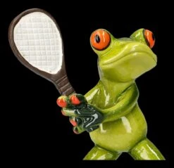 Lustige Frosch Figur - Tennis Ass -Figurenmodell Geschäft 2D FS25937 Lustige Frosch Figur Tennis Ass 2 1280x1280