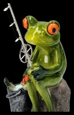 Lustige Frosch Figur Beim Angeln -Figurenmodell Geschäft 2D FS25940 Lustige Froschfigur beim Angeln 10 1280x1280
