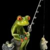 Lustige Frosch Figur Beim Angeln -Figurenmodell Geschäft 2D FS25940 Lustige Froschfigur beim Angeln 6 1280x1280