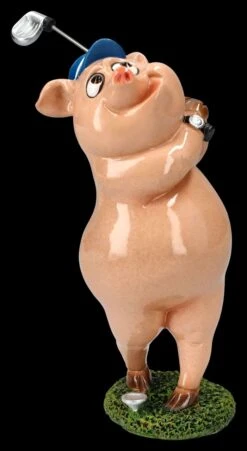 Lustige Schweine Figur Beim Golfen -Figurenmodell Geschäft 2D FS25948 Lustige Schweine Figur beim Golfen 3 1280x1280