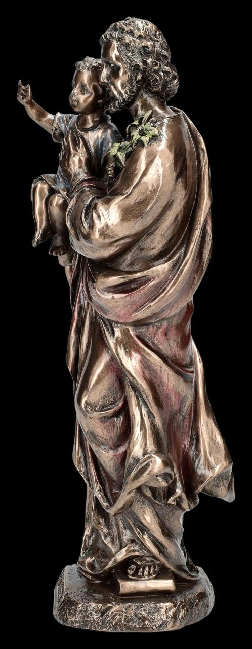 Heiliger Josef Figur Mit Baby Jesus 6 Heiliger Josef Figur Mit Baby Jesus – Bild 4