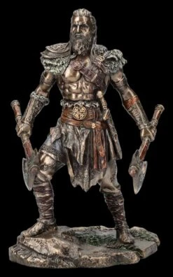 Wikinger Figur - Gunnar Mit Zwei Äxten