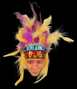 Weihnachtskugel - Indianer