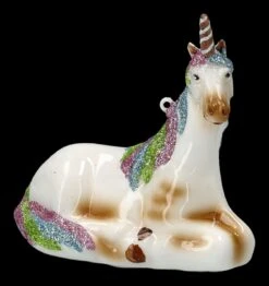 Weihnachtskugel - Einhorn -Figurenmodell Geschäft 2D FS26210 Weihnachtskugel Einhorn 6 1280x1280