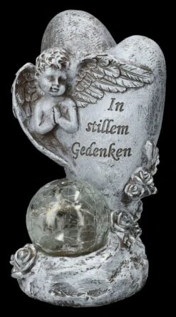 Grabengel Herz Set Mit Solar-Licht -Figurenmodell Geschäft 2D FS26246 GrabfigurHerz Set mit Solar Licht 3 1280x1280