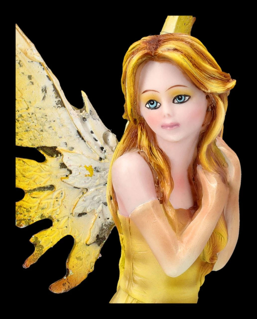 Elfenfigur - Fenella In Gelbem Kleid 9 Elfenfigur - Fenella In Gelbem Kleid – Bild 7