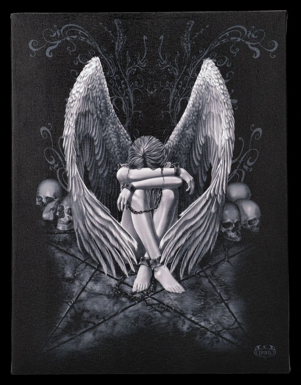 Spiral Kleine Leinwand Engel - Enslaved Angel 3 Spiral Kleine Leinwand Engel - Enslaved Angel