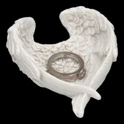 Schale - Weiße Engelsflügel -Figurenmodell Geschäft 2D FS26324 Schale Weisse Engelsfl gel 2 1280x1280