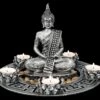 Buddha Figur Als Fünffach Teelichthalter Silberfarben -Figurenmodell Geschäft 2D FS26335 Buddha Figur als f nffachTeelichthalter silberfarben 4 1280x1280