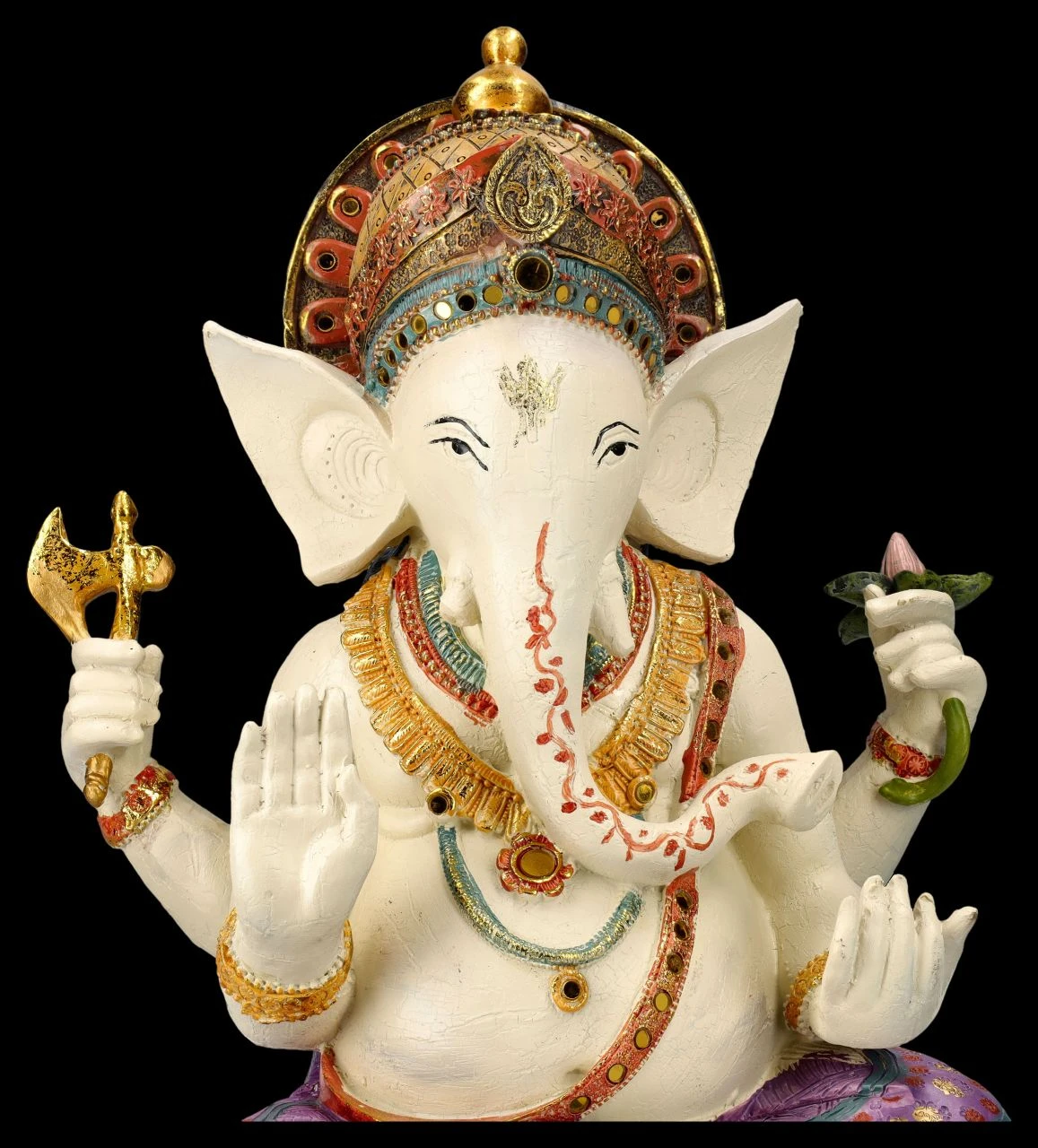 Ganesha Figur Handbemalt - Symbol Der Weisheit 9 Ganesha Figur Handbemalt - Symbol Der Weisheit – Bild 7