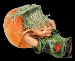 Pixie Kobold Figur - Schlafend Mit Pilz-Kissen -Figurenmodell Geschäft 2D FS26435 Pixie Kobold Figur Schlafend mit Pilz Kissen 2 1280x1280