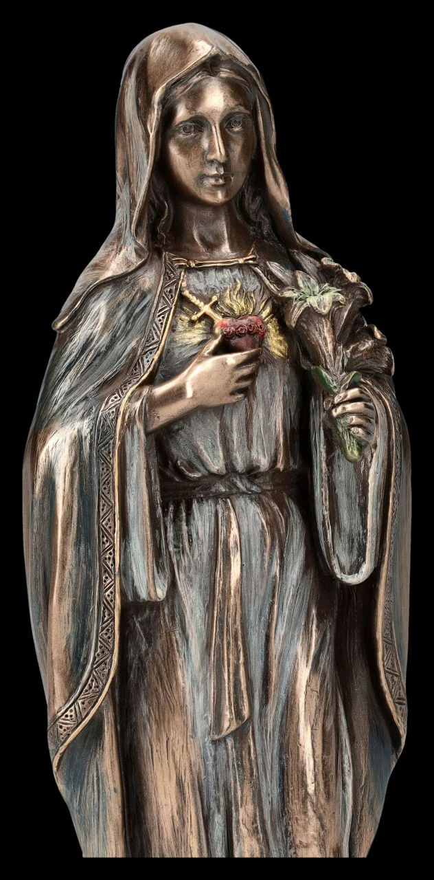 Madonna Figur - Unbeflecktes Herz Maria 9 Madonna Figur - Unbeflecktes Herz Maria – Bild 7