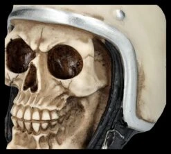 Totenkopf Figur Mit Helm Beige -Figurenmodell Geschäft 2D FS26531 Totenkopf Figur mit Helm beige 2 1280x1280