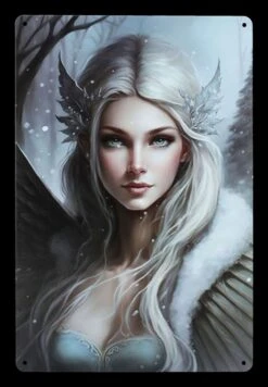 Blechschild - Königin Des Winters